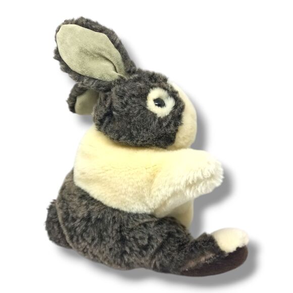 Folkmanis Baby Dutch Rabbit Full Body Hand Plush Puppet-Realistic-Plastic Eyes - Picture 2 of 9